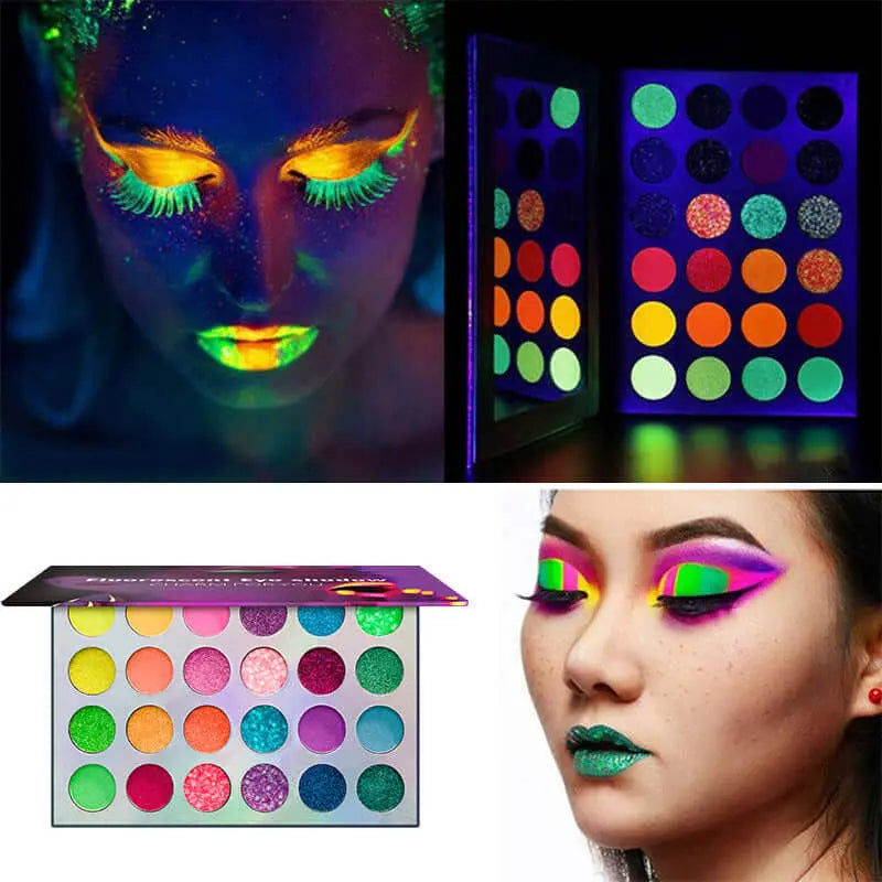 UV Glow in The Dark Lasting Glow Eyeshadow - Enigma