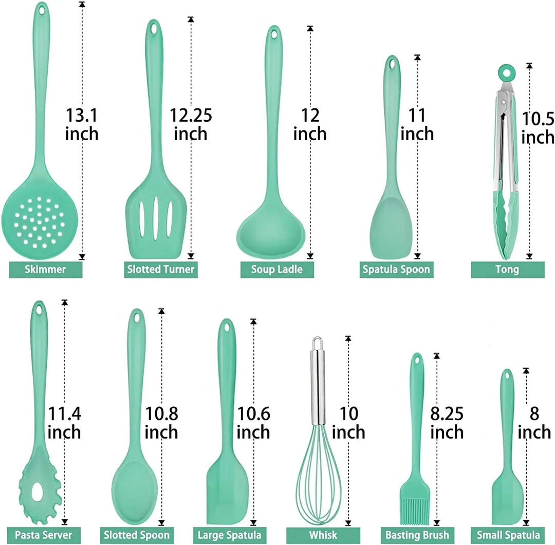 Silicone Kitchen Cooking Utensils - Enigma