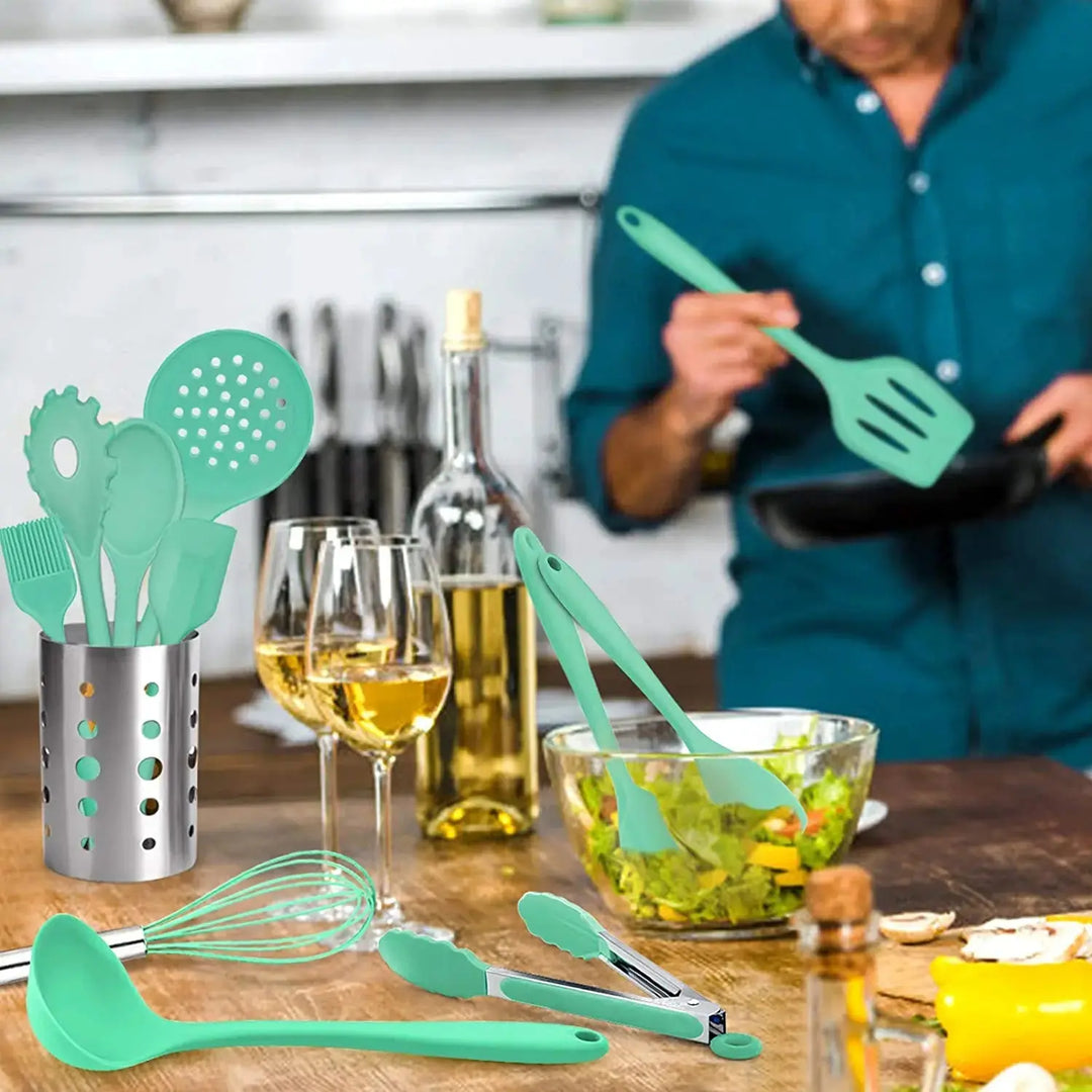 Silicone Kitchen Cooking Utensils - Enigma