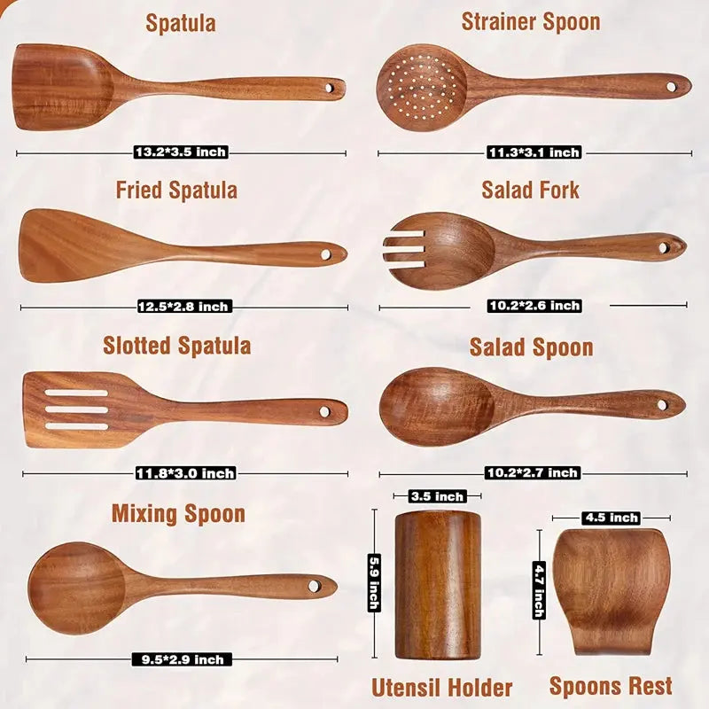 1Pc Wooden Spoons Cooking - Enigma