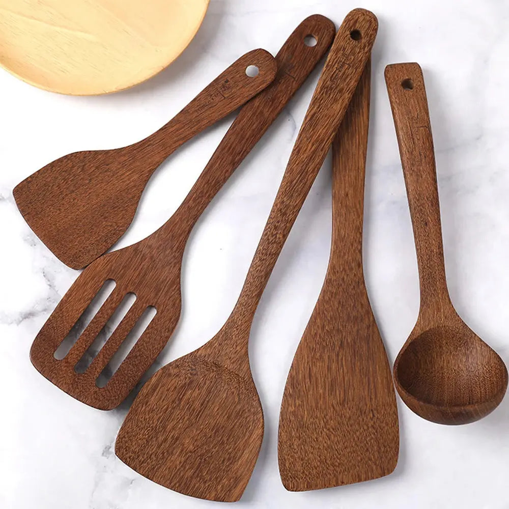 Non-stick Wooden Turner Spatula - Enigma